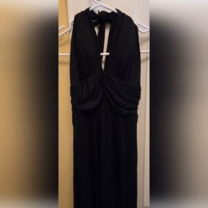 Victoria's Secret Black Halter Maxi Bra Top Dress Never Worn NWOT Y2k